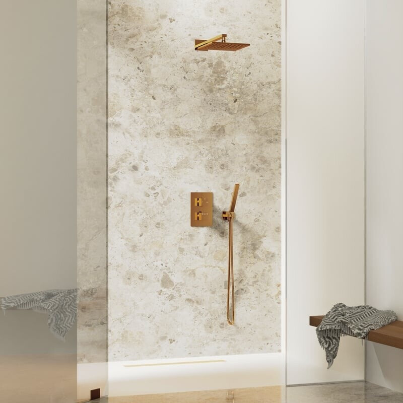 160 seeria Individual kahe väljundiga termostaat dušisegisti komplekt