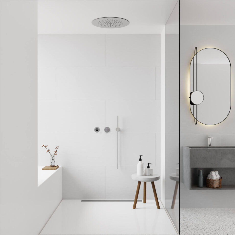 Iconic elektrooniline kahe väljundiga dušisegisti komplekt